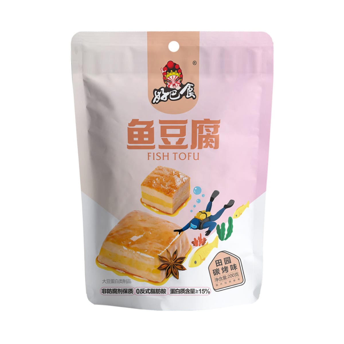 好巴食碳烤鱼豆腐200g ｜ T&T Supermarché