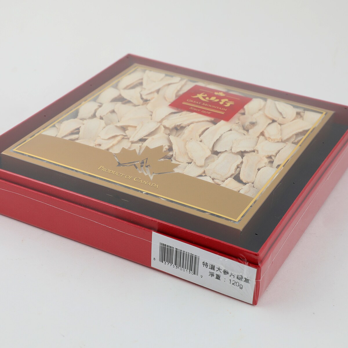 Great Mountain Ontginseng-Slices (120g) ｜ 大統華超級市場