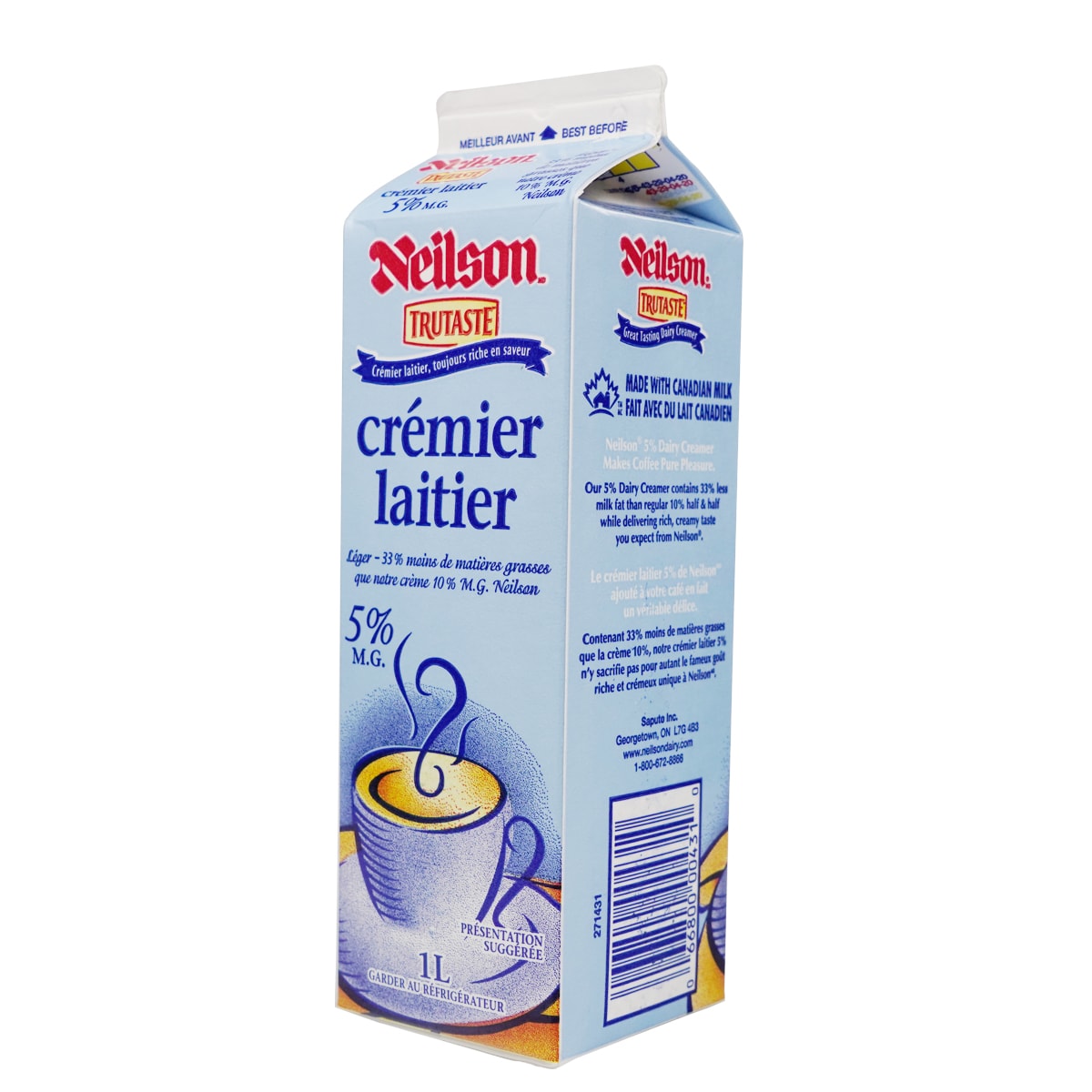 Neilson 5% Cream Carton (1L) | T&T Supermarket